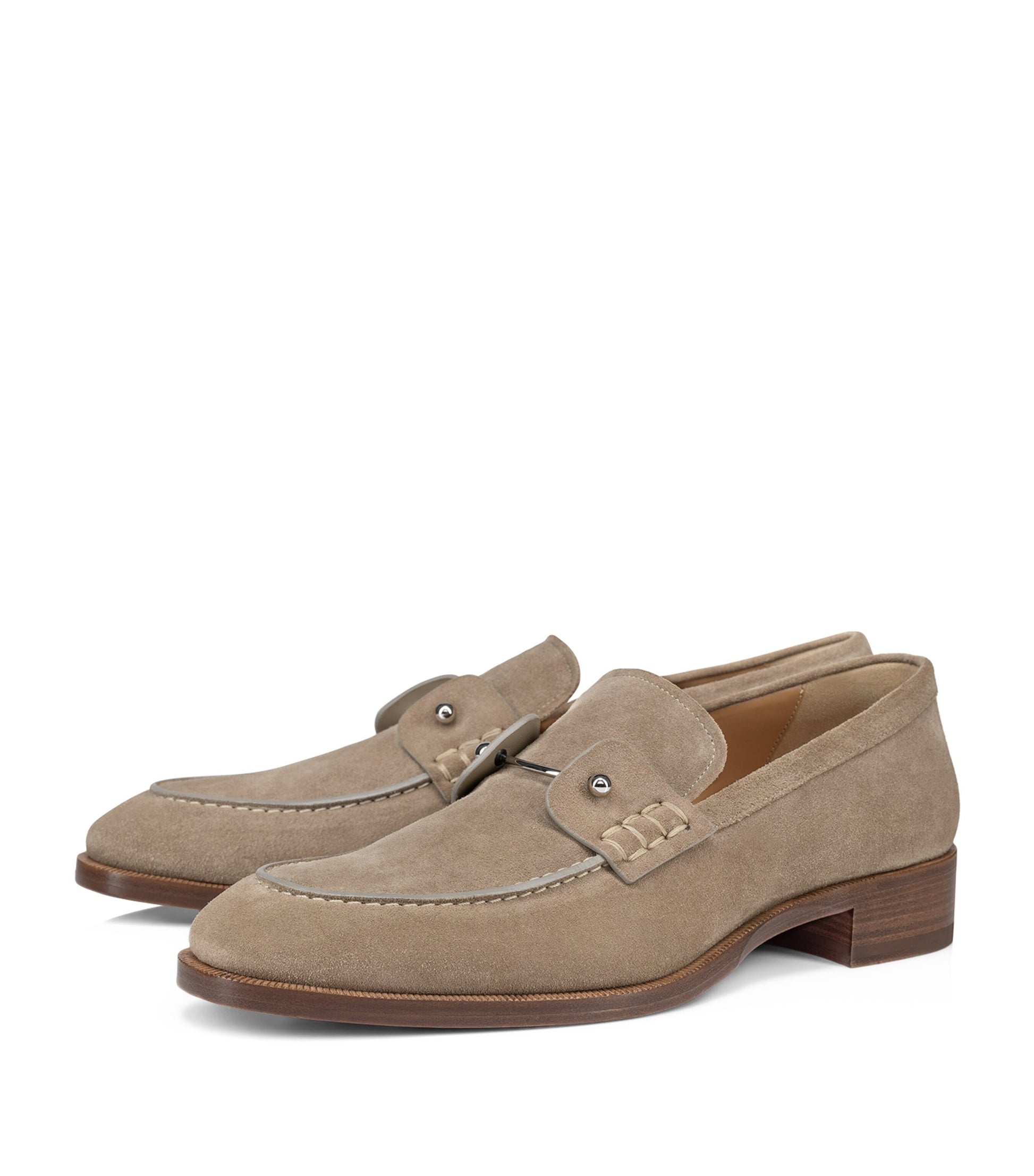 Christian Louboutin Chambelimoc Suede Loafers