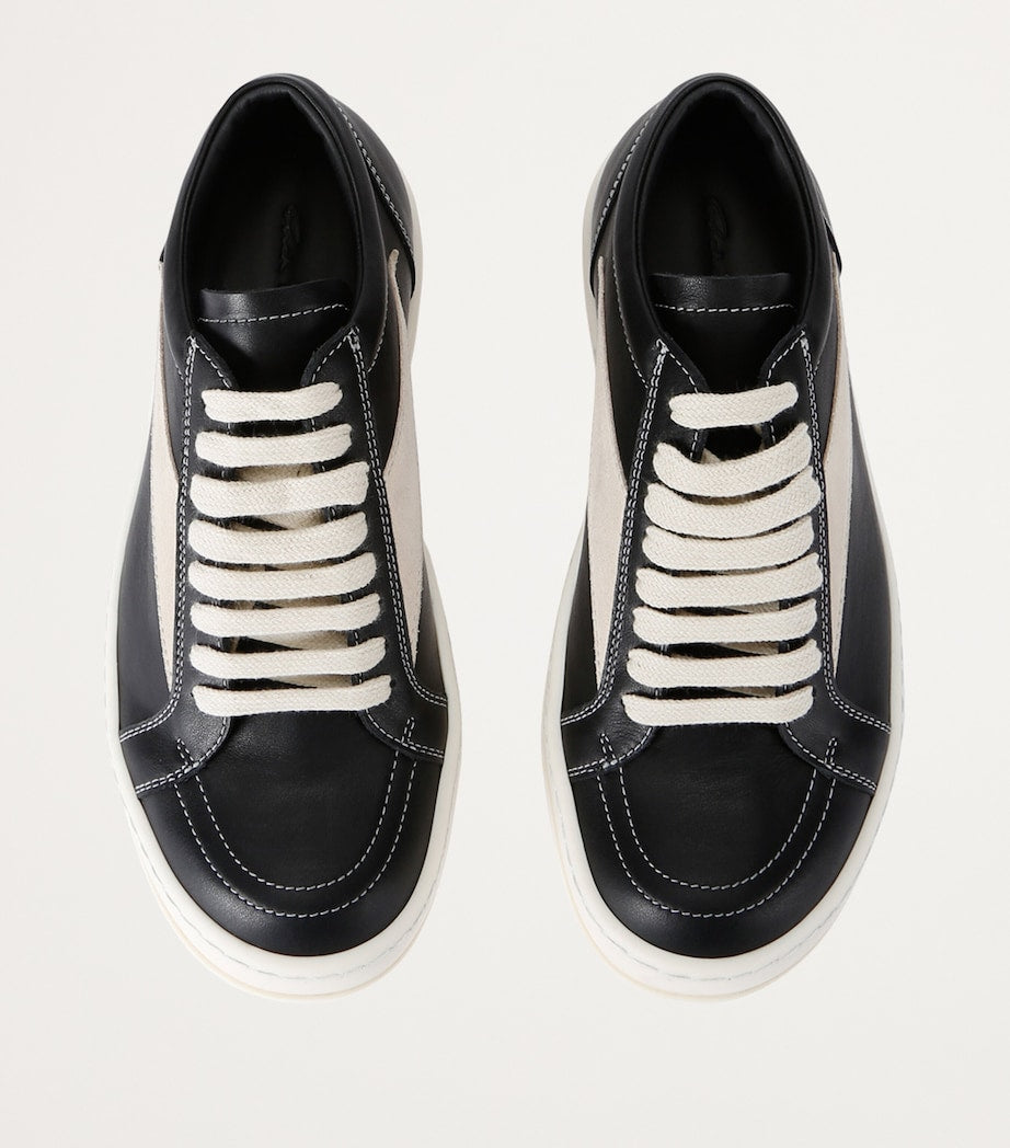 Rick Owens Multi Leather Vintage Low-Top Sneakers
