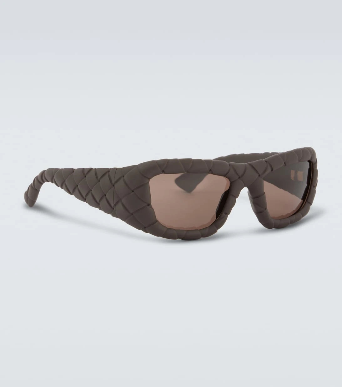Bottega Veneta - Intrecciato rectangular sunglasses