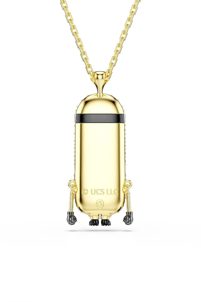 Swarovski Minions kristalli altın kaplama kadın kolye ucu ile kolye