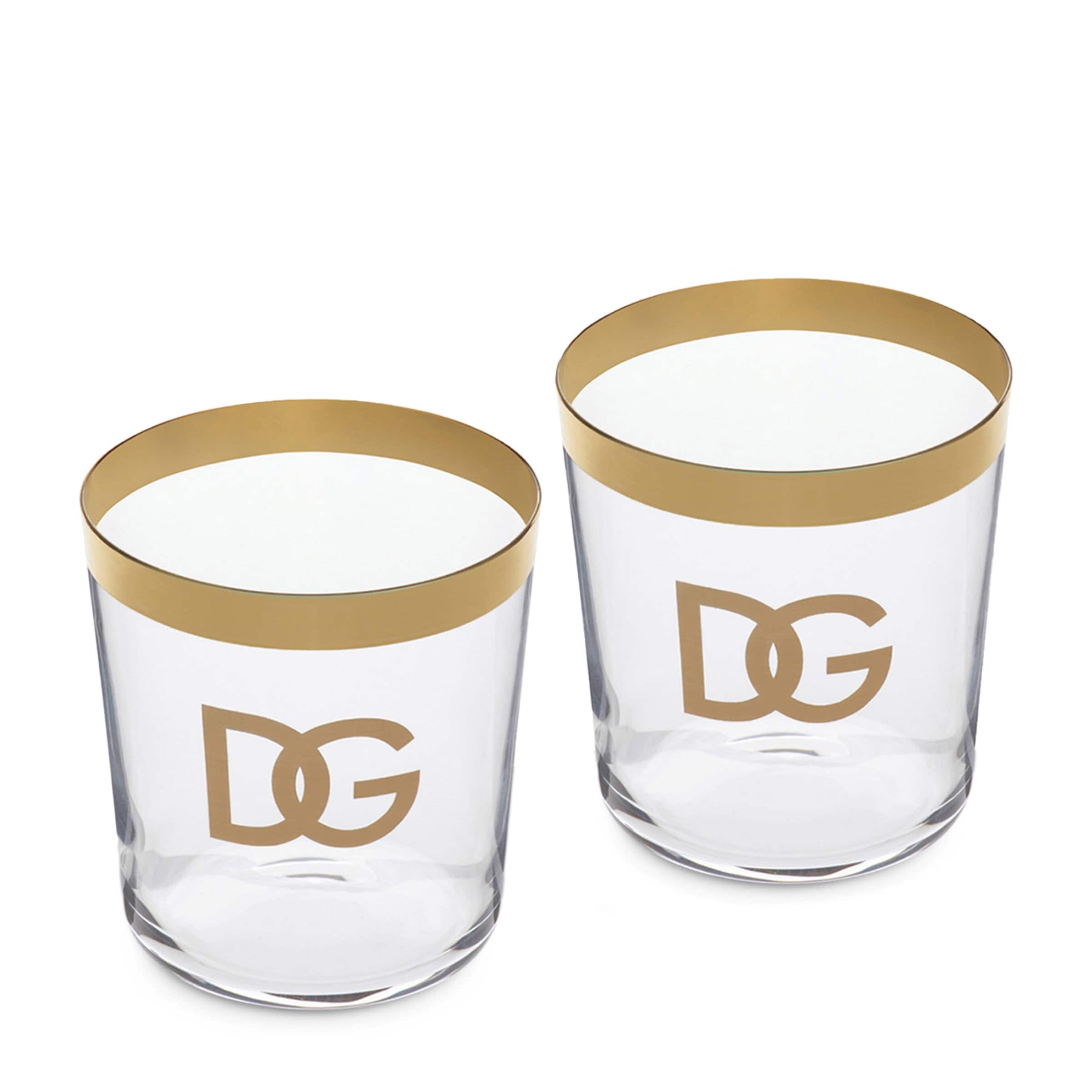 Dolce & Gabbana Casa DG Millennials Logo Tumblers (Set of 2)