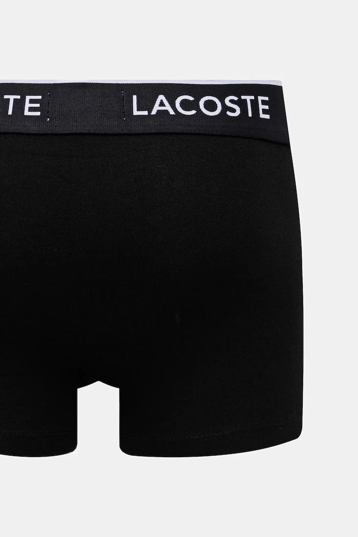 Lacoste erkek pamuklu elastan dar kesim boxer 3'lü