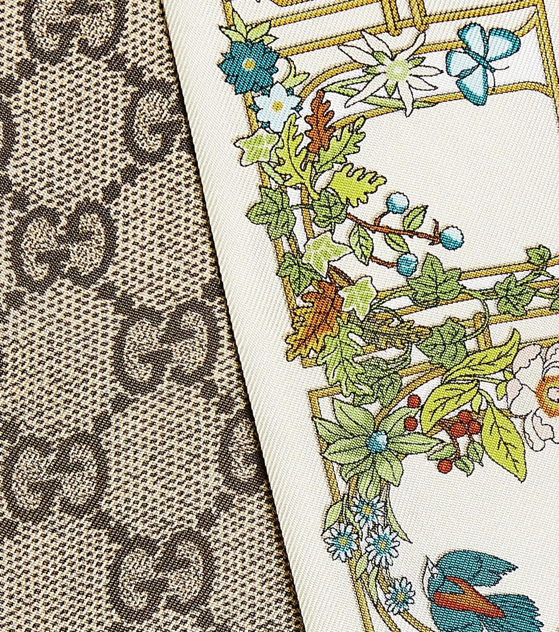 Gucci - Printed silk twill scarf