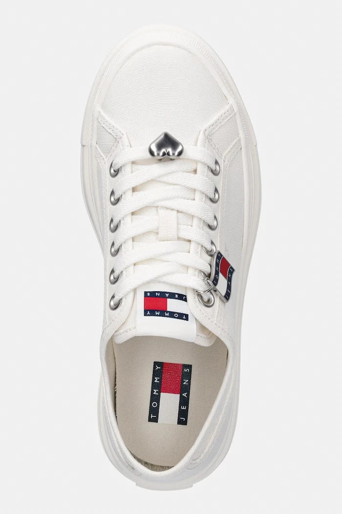 Tommy Jeans TJW FLATFORM SNEAKER CHARMS alçak kadın spor ayakkabısı