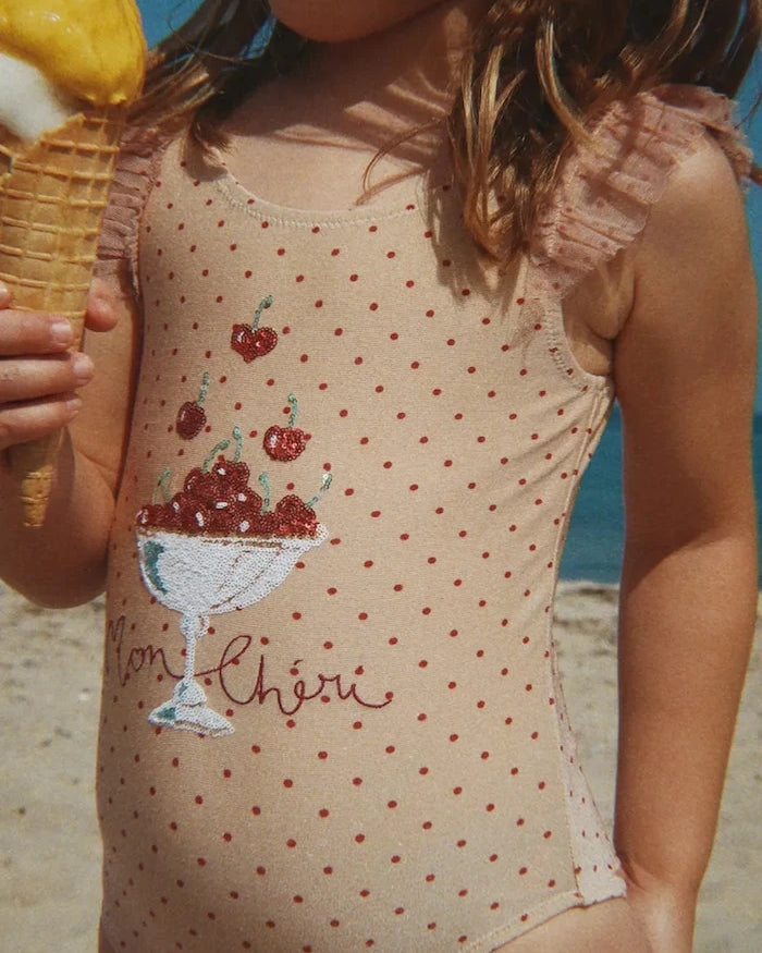 Konges Sløjd Çocuklar İçin Tam Mayo AMANDINE SWIMSUIT