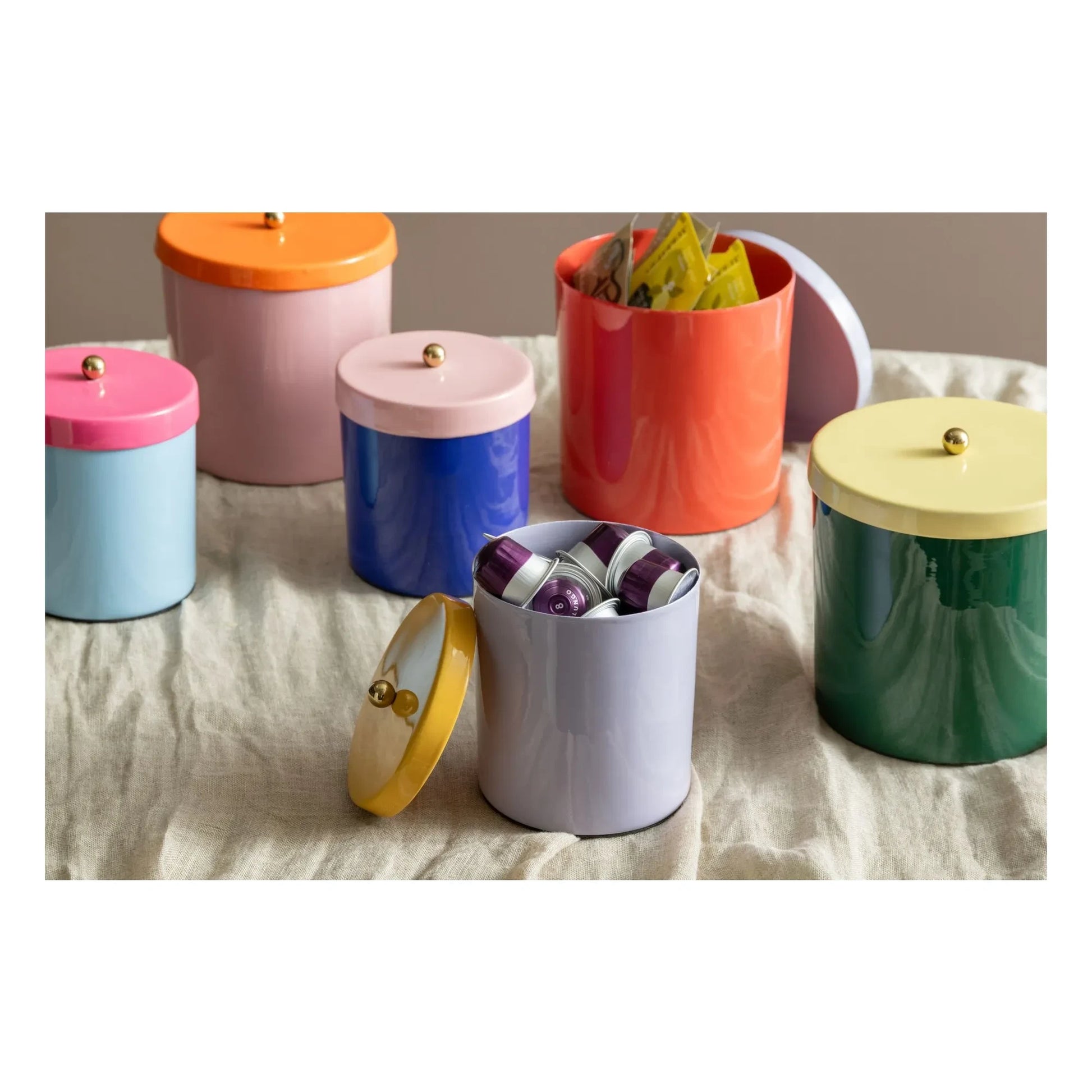 Present Time - Pot Double Funky Retro | Green
