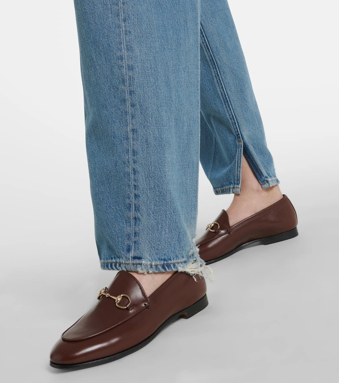 Gucci - Jordaan Horsebit leather loafers