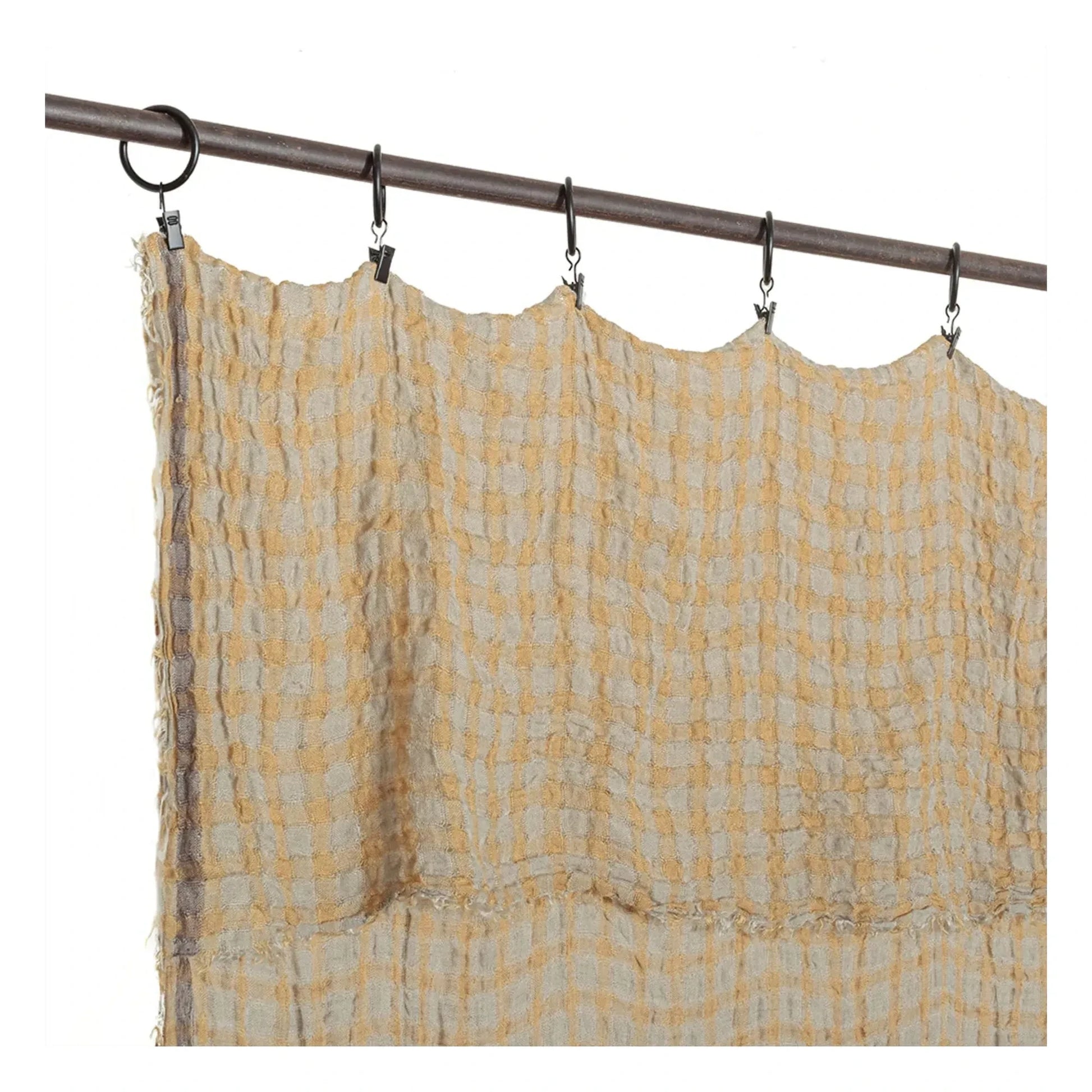 Le Monde Sauvage - Harmattan Izamal curtain | Yellow