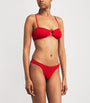 Hunza G Red Misty Tonal Hoop Bikini