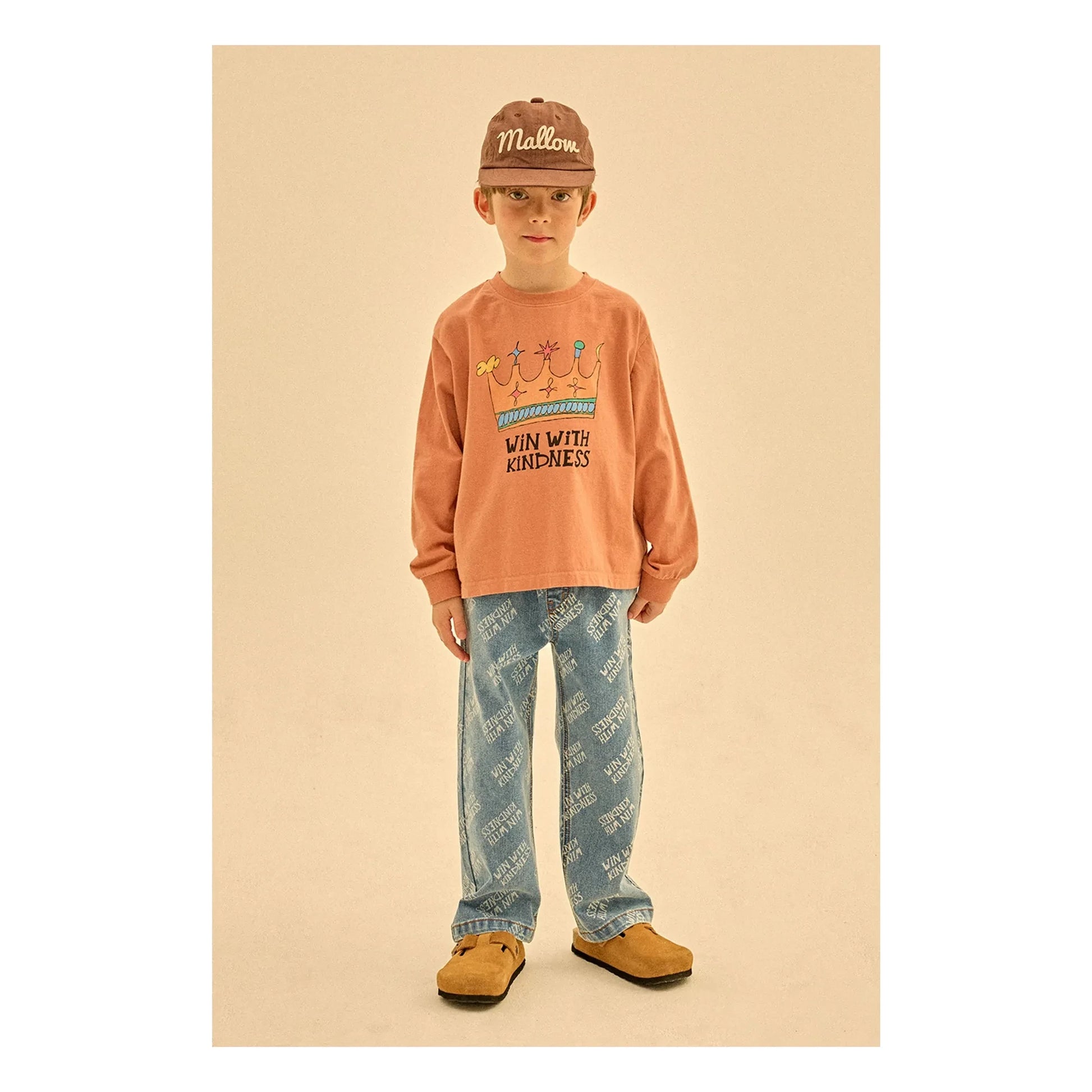 Jelly Mallow - Crown T-shirt | Terracotta