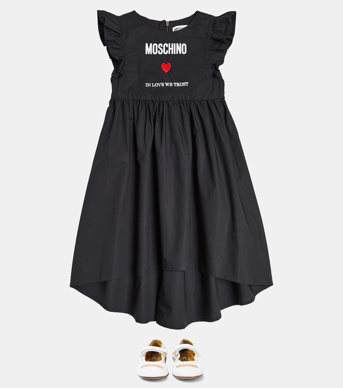 Moschino Kids - Logo cotton dress