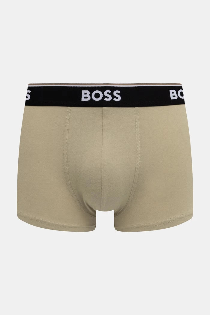 BOSS erkek pamuklu elastan boxer trunk 3P Power Desig 3 adet