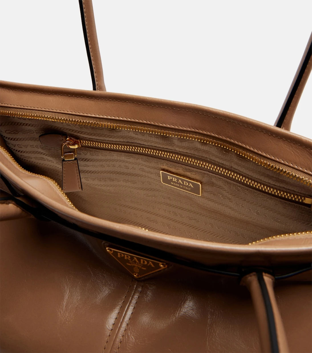 Prada - Prada Bonnie Large leather shoulder bag