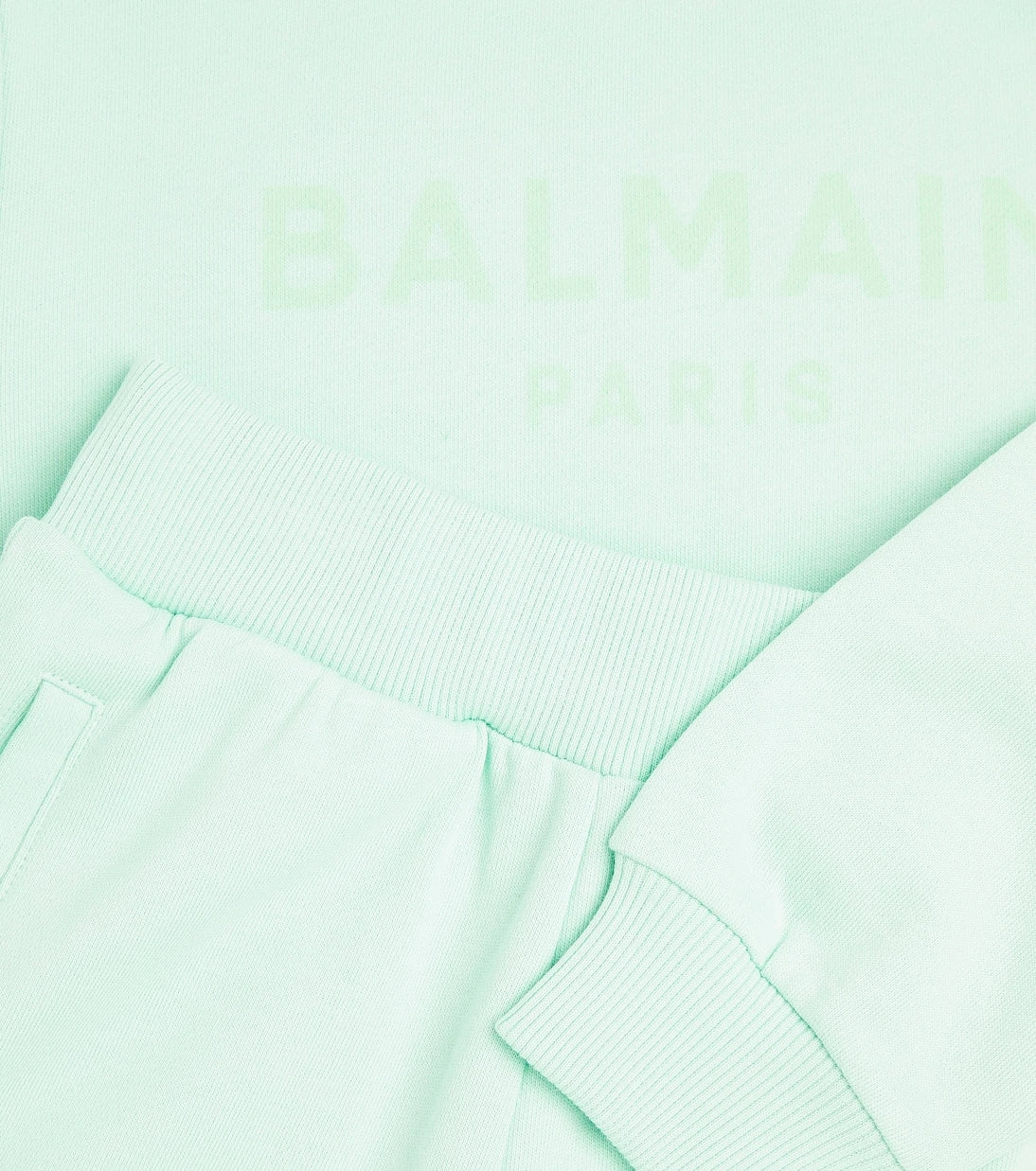 Balmain Kids - بدلة رياضية من القطن الجيرسيه