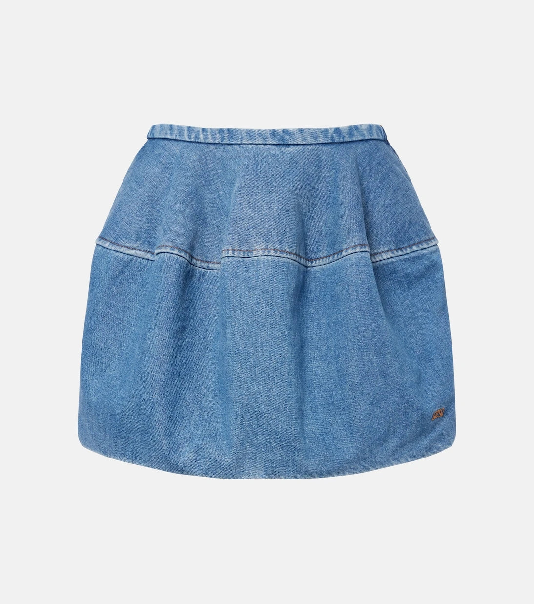 Loewe - Double L denim miniskirt