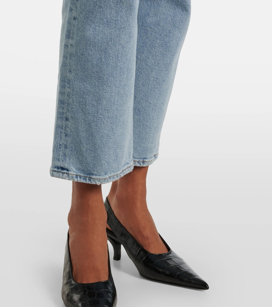 Agolde - Valen mid-rise straight jeans