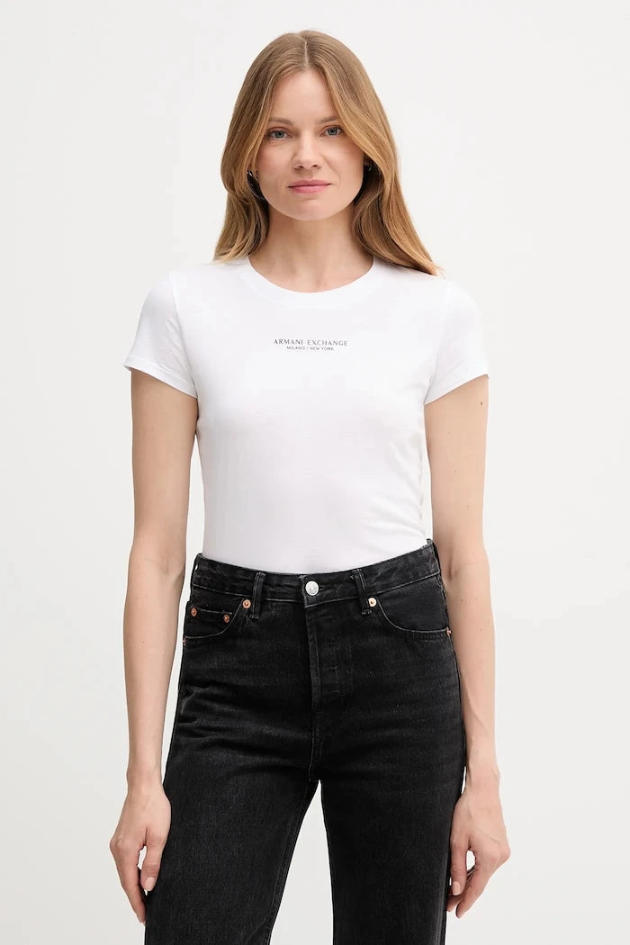 Памучна тениска Armani Exchange