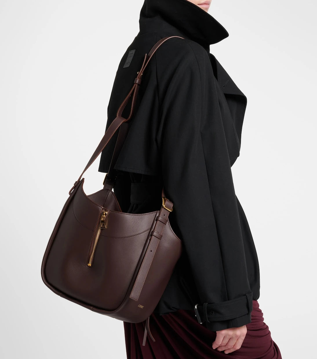 Loewe - Hammock Flip Medium leather tote bag