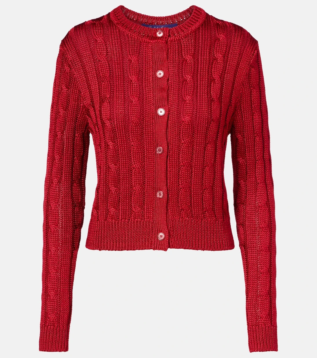 Ralph Lauren Collection - Cable-knit silk cardigan