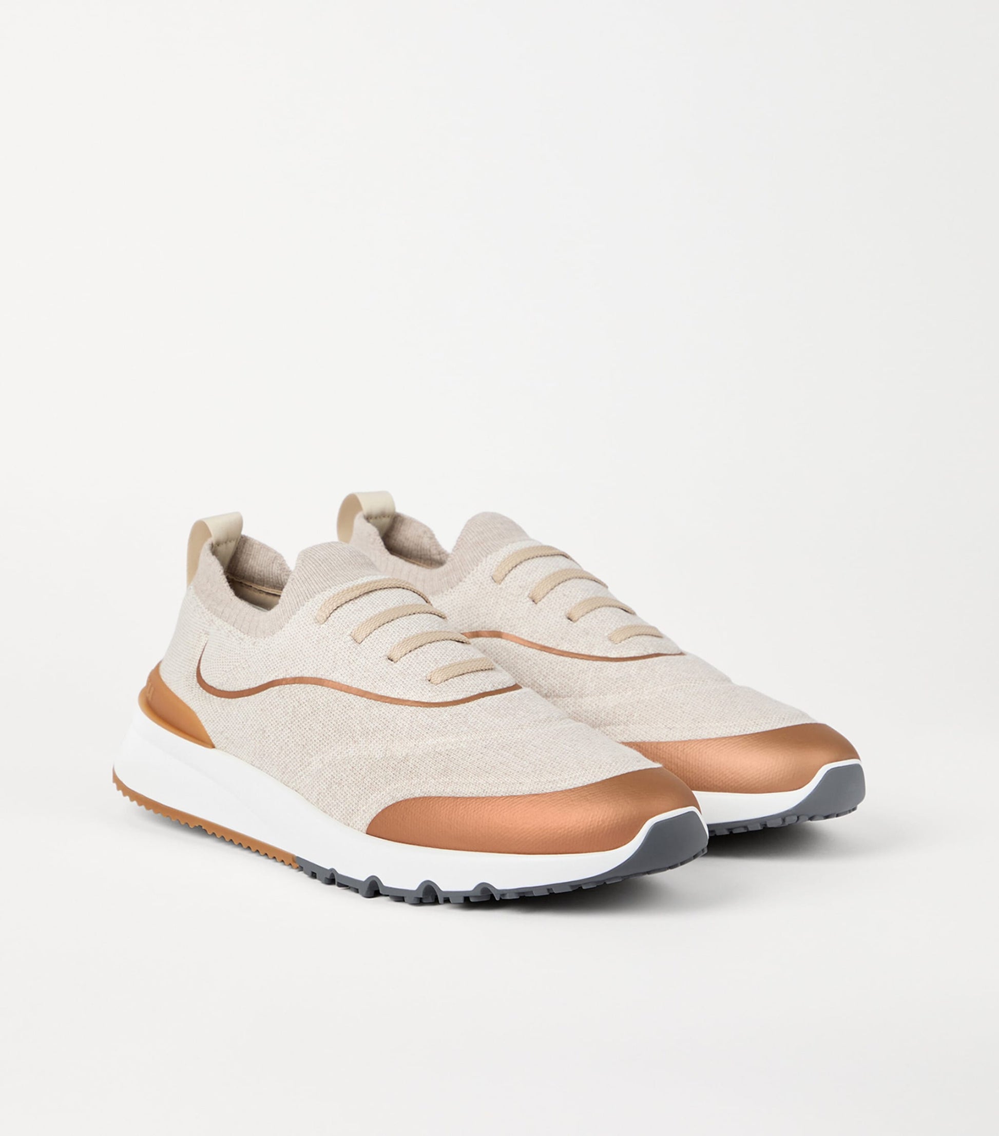 Brunello Cucinelli Cotton Knit Running Shoes