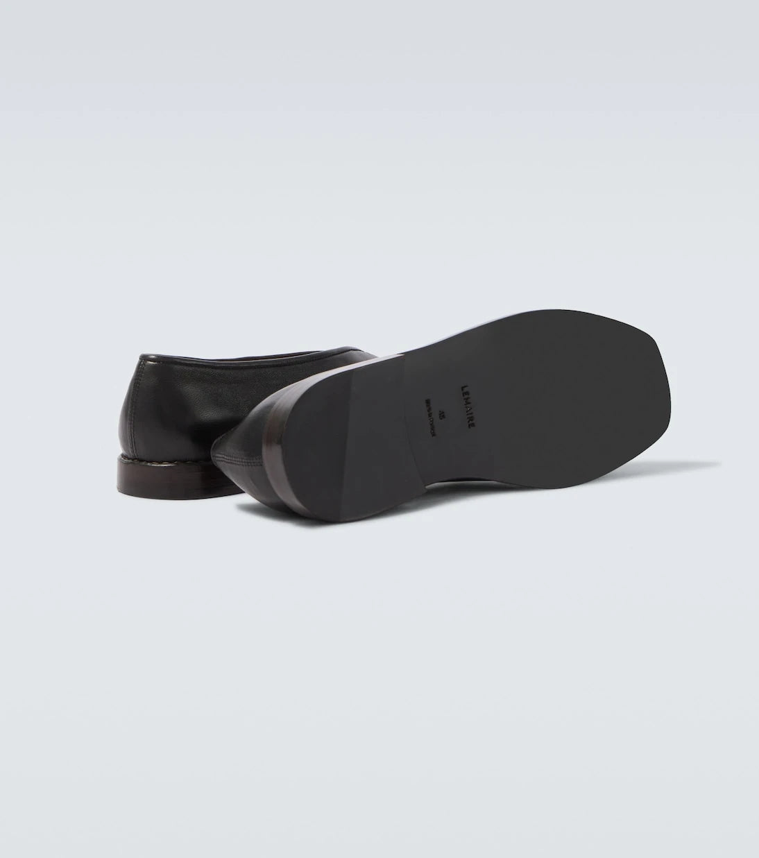 Lemaire - Leather slip-on shoes
