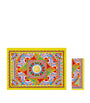 Dolce & Gabbana Casa Linen Carretto Placemat and Napkin Set
