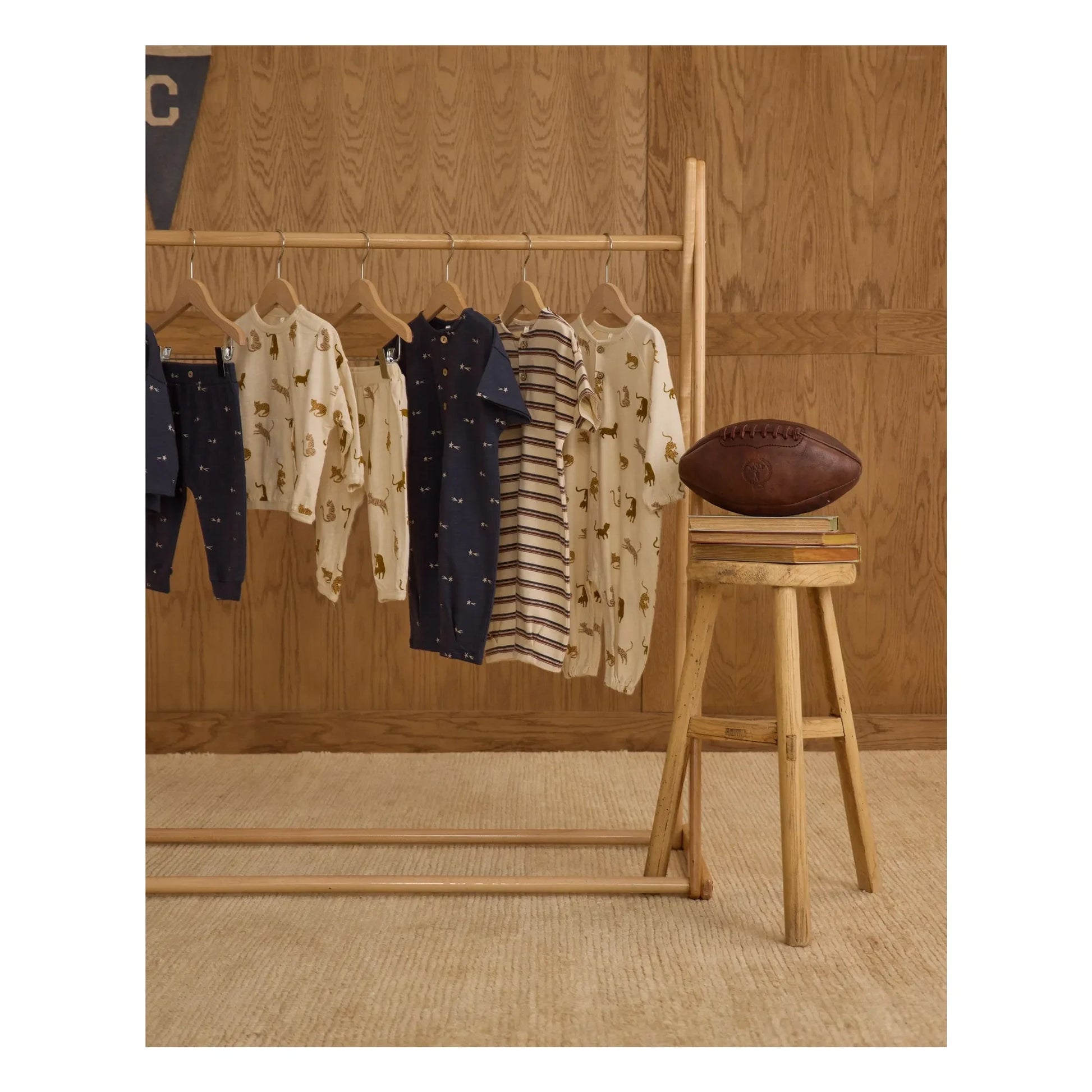 Rylee + Cru - Tigers T-shirt and pants set | Ecru