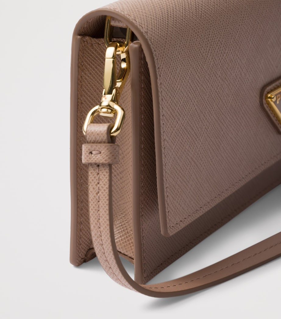 Prada Nude Saffiano Leather Mini Bag