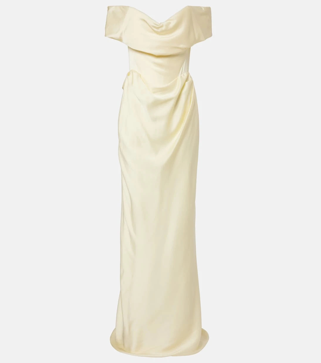 Vivienne Westwood - Nova Cocotte draped satin bustier gown