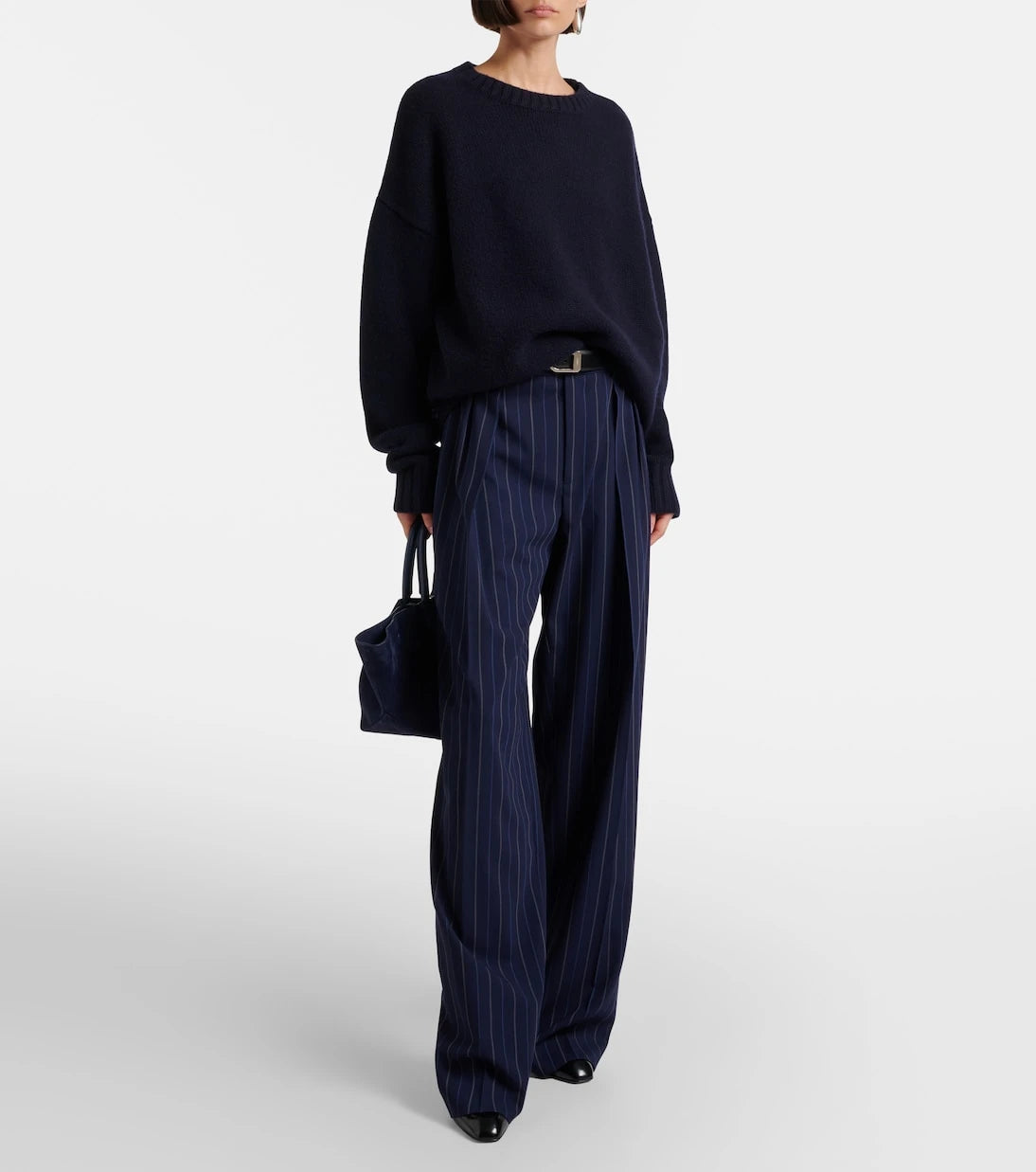 Ralph Lauren Collection - بنطال جودي واسع الساقين من الصوف