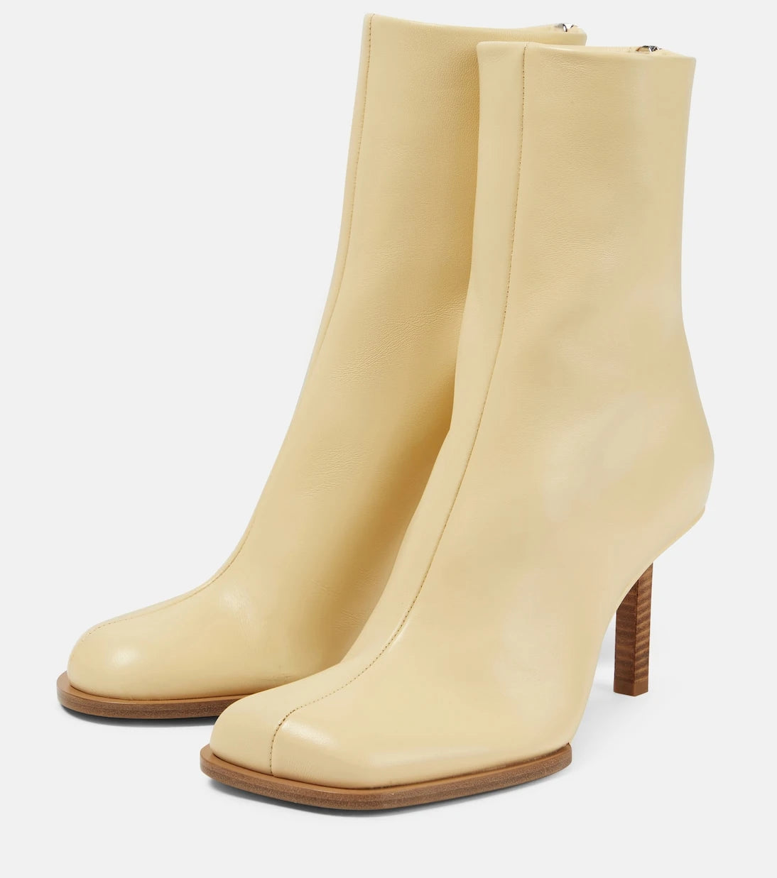 Jacquemus - Les Bottines Rond Carré leather ankle boots