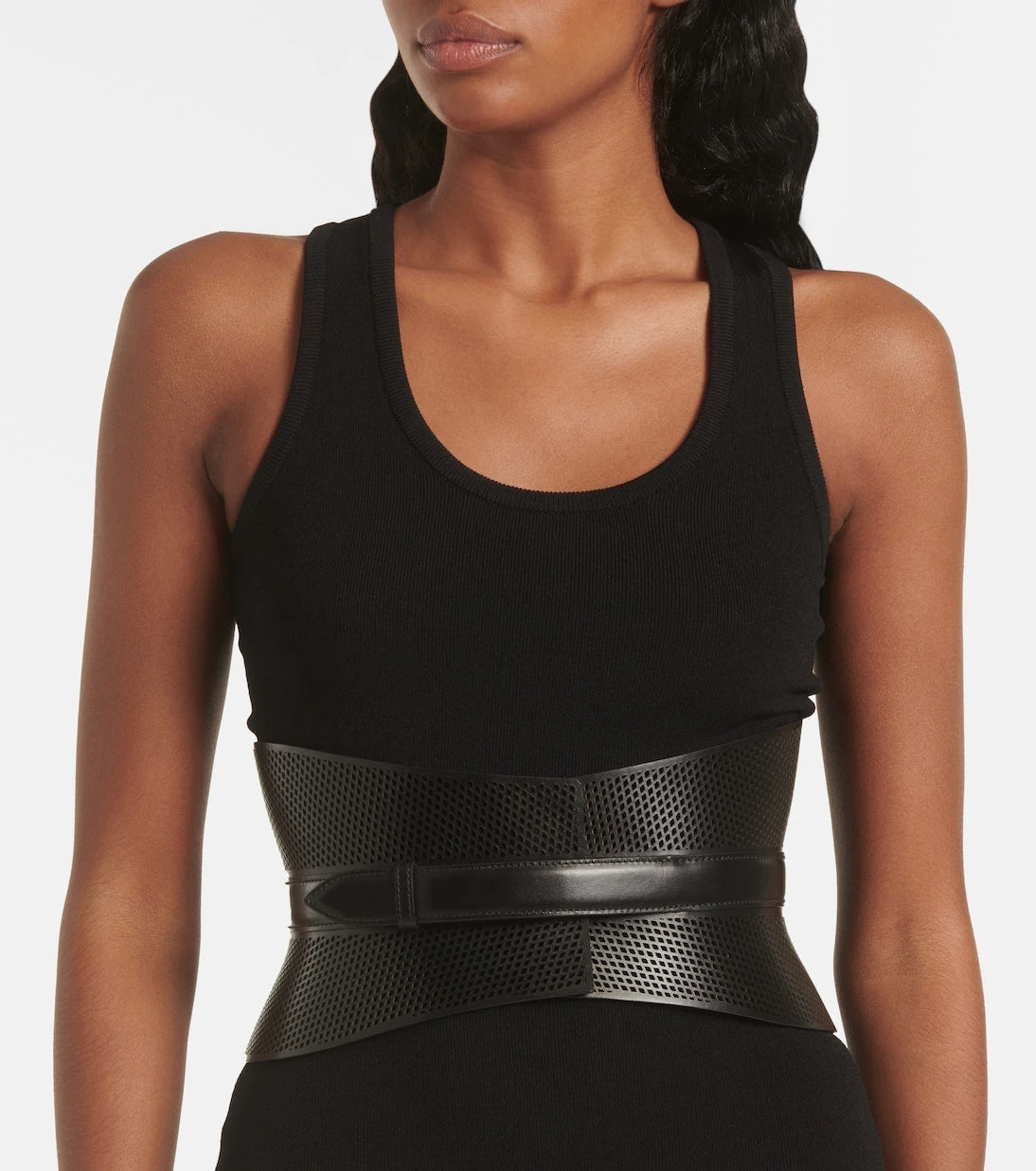 Alaïa - Neo Bustier leather belt