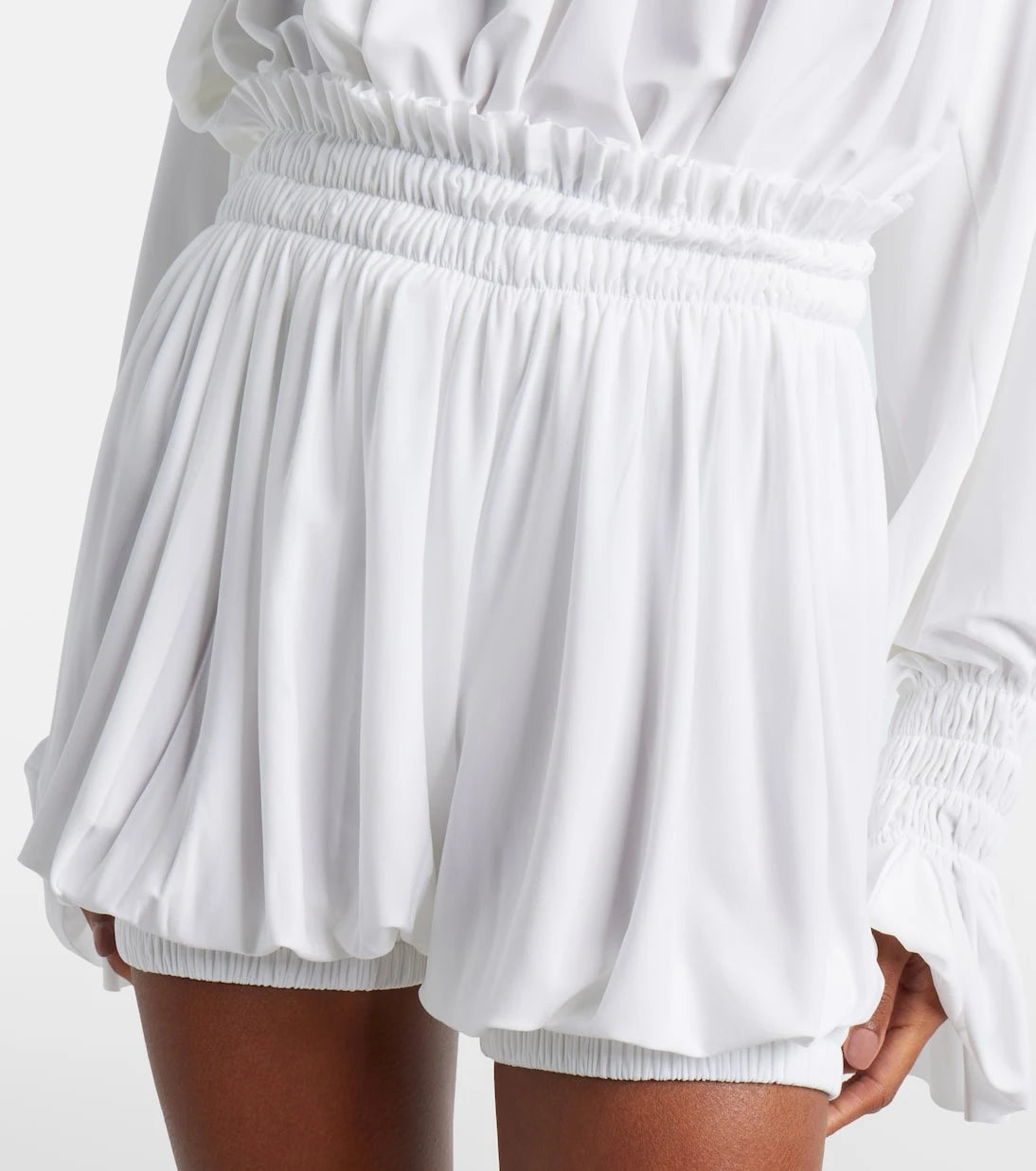 Norma Kamali - Gathered shorts