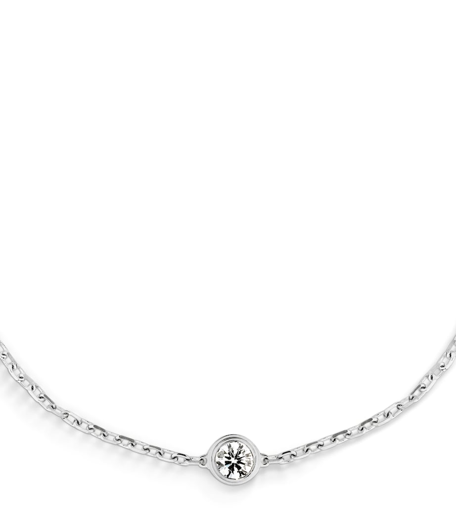 White Gold and Diamond Cartier d'Amour Bracelet