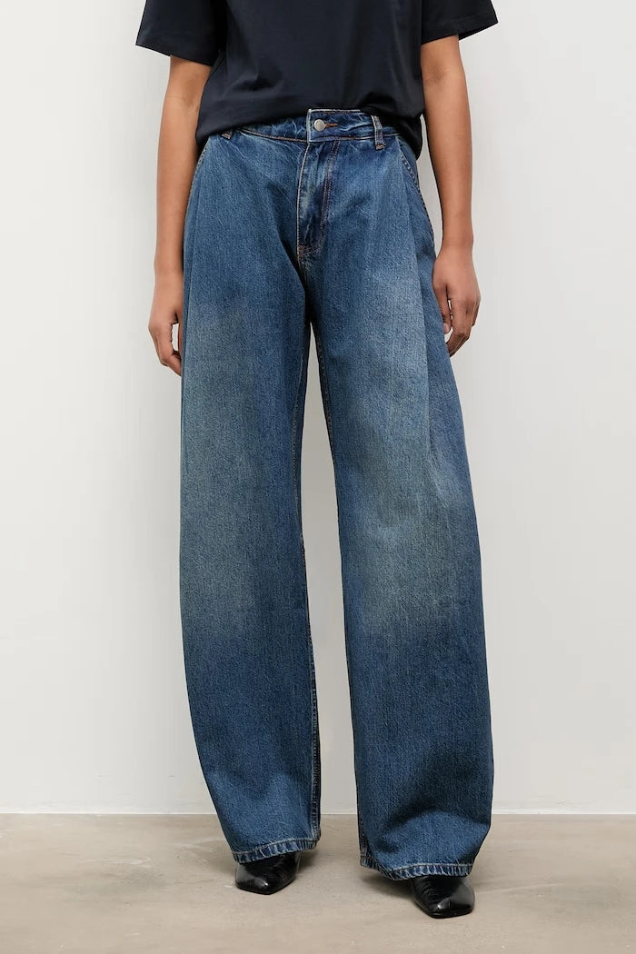 Answear.LAB wide leg kadın jean