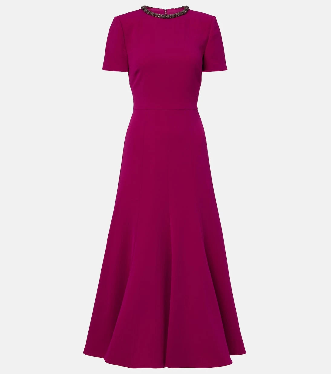 Roland Mouret - Embellished cady midi dress