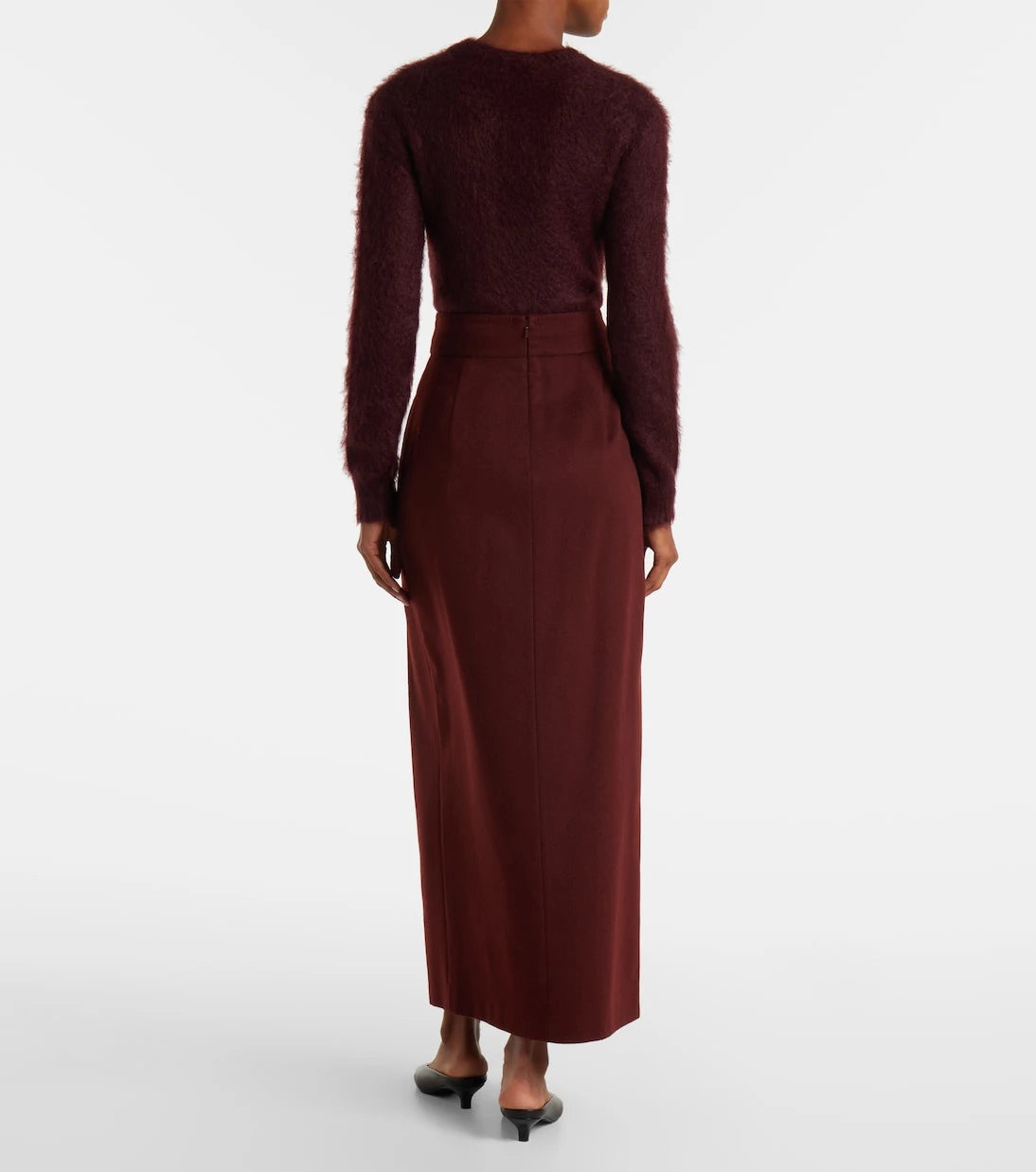 Max Mara - Zattera wool pencil skirt