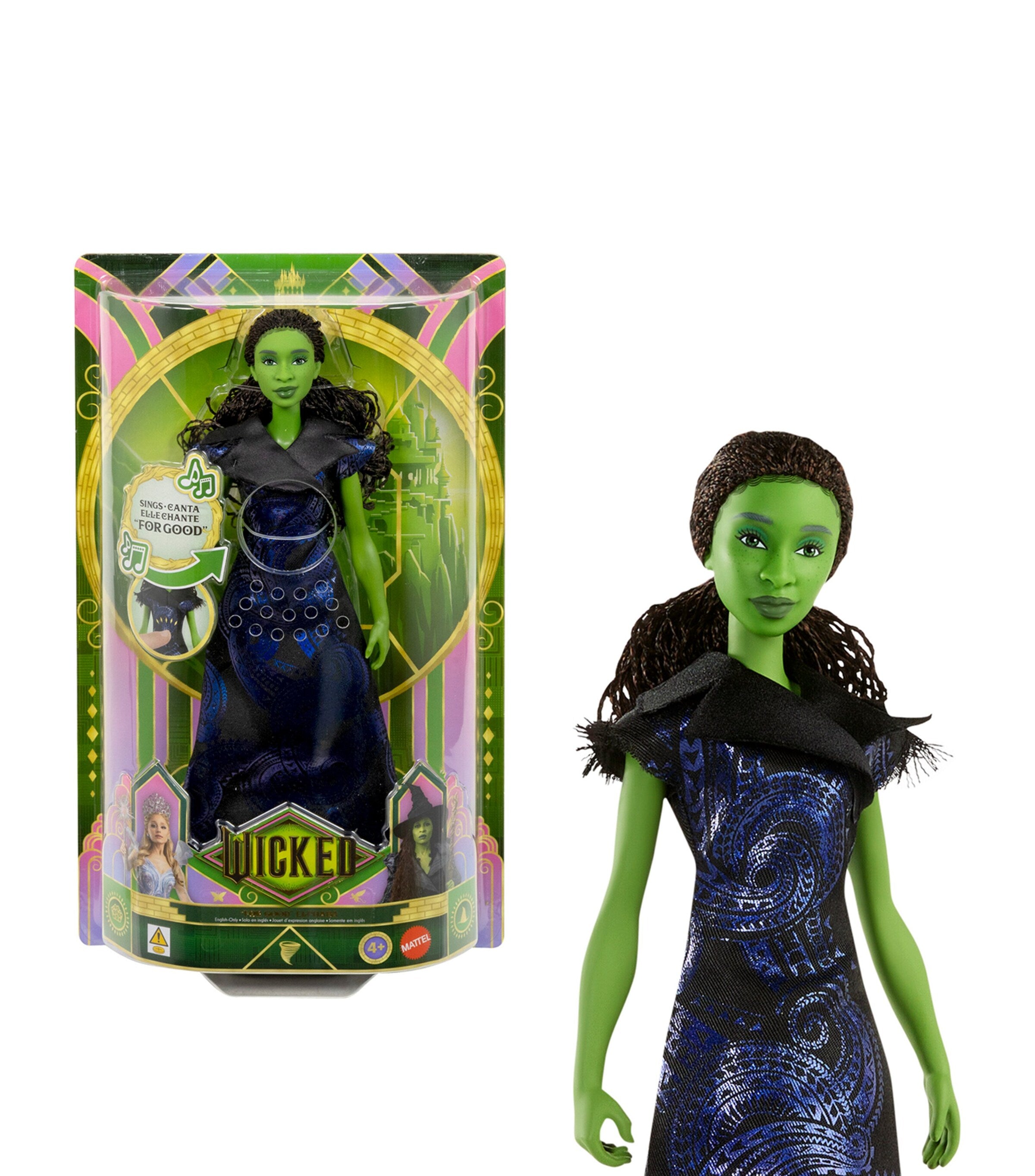WICKED Wicked For Good Elphaba Singing Doll (32cm)