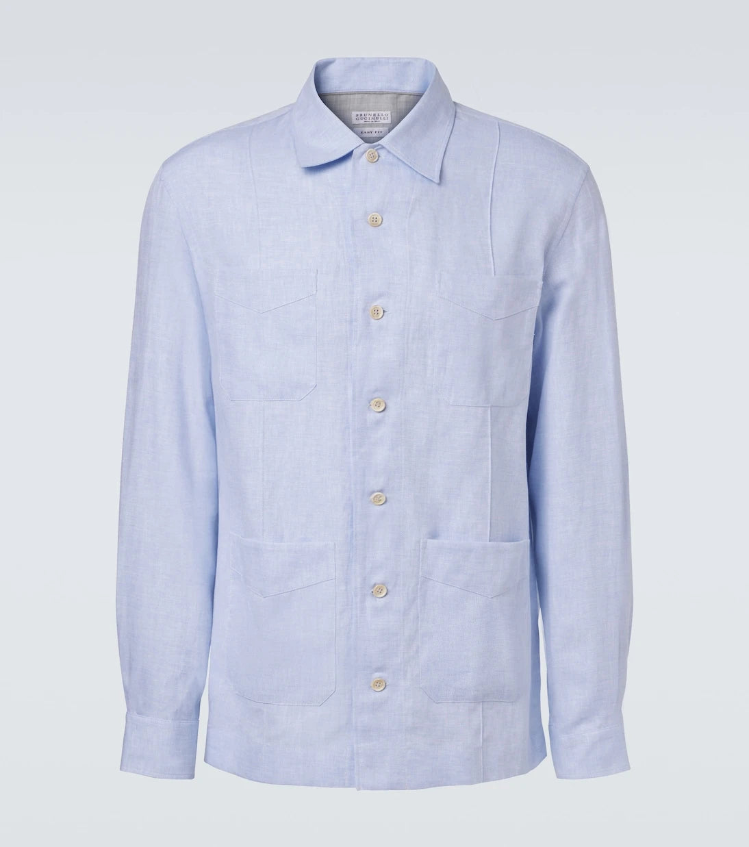 Brunello Cucinelli - Linen and cotton-blend shirt