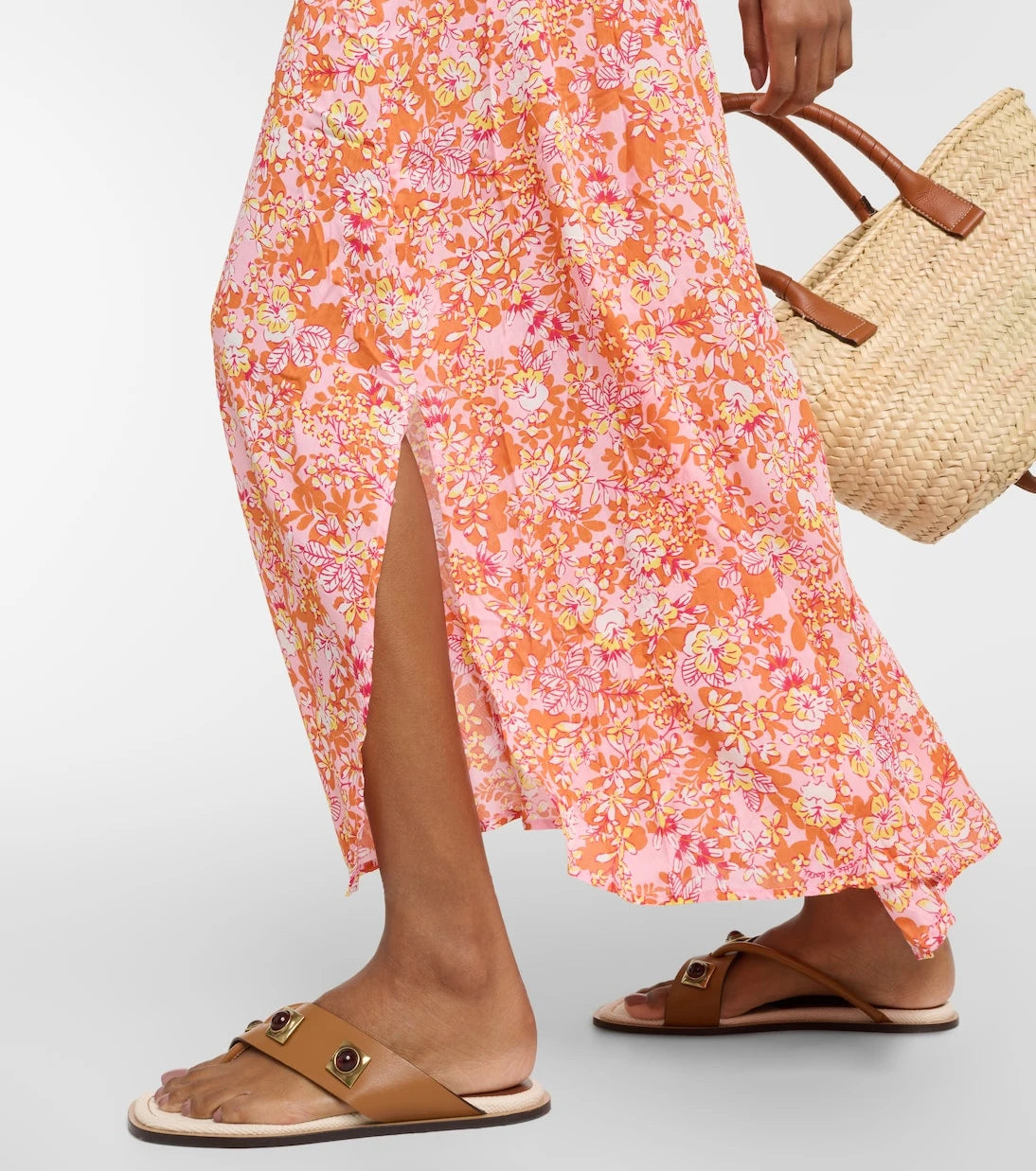 Poupette St Barth - Ilona floral midi dress