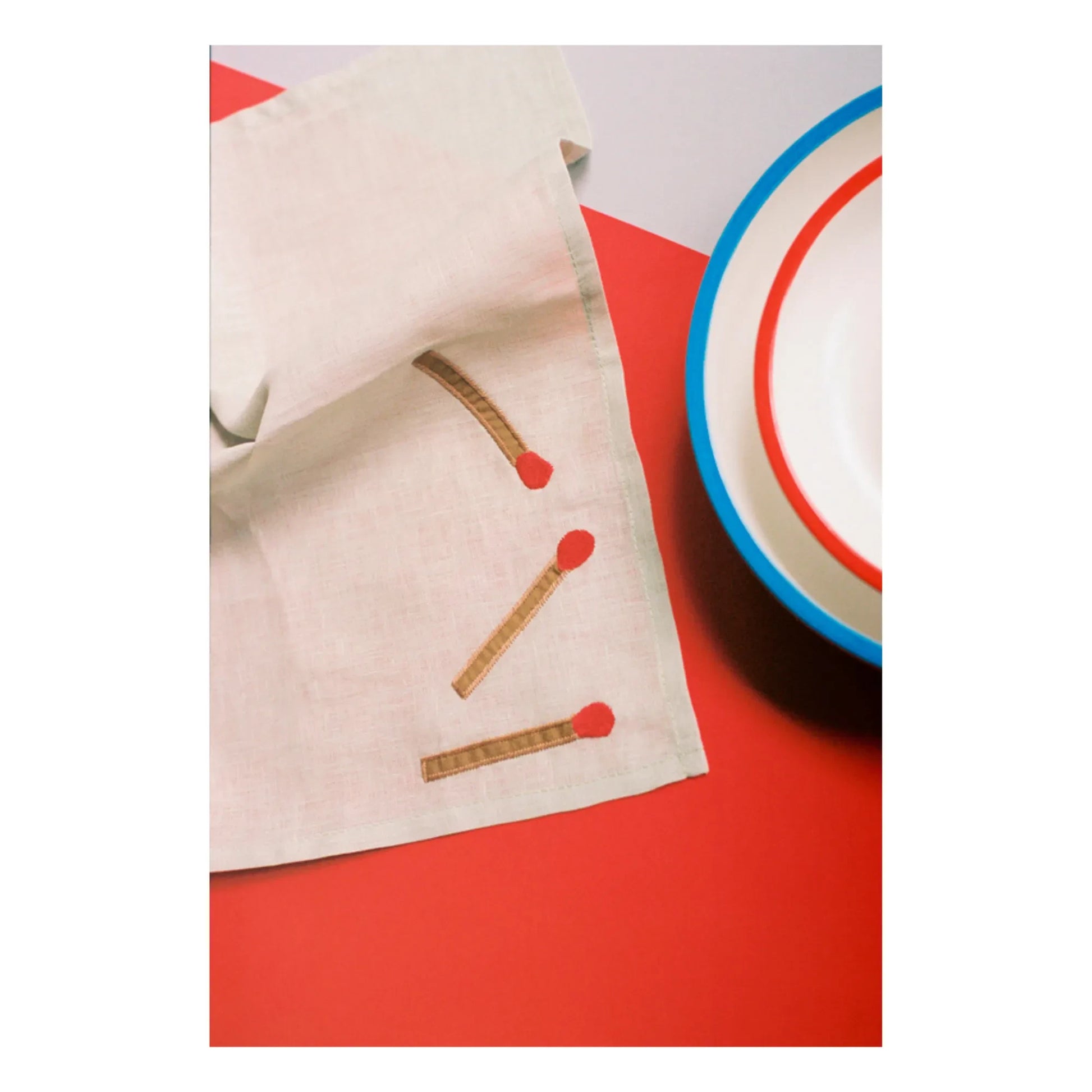 Hay - Sobremesa Napkins - Set of 4 | White