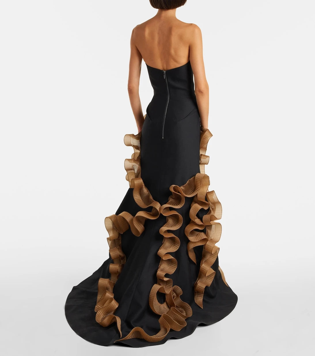 Maticevski - Explode ruffled wool and silk gown