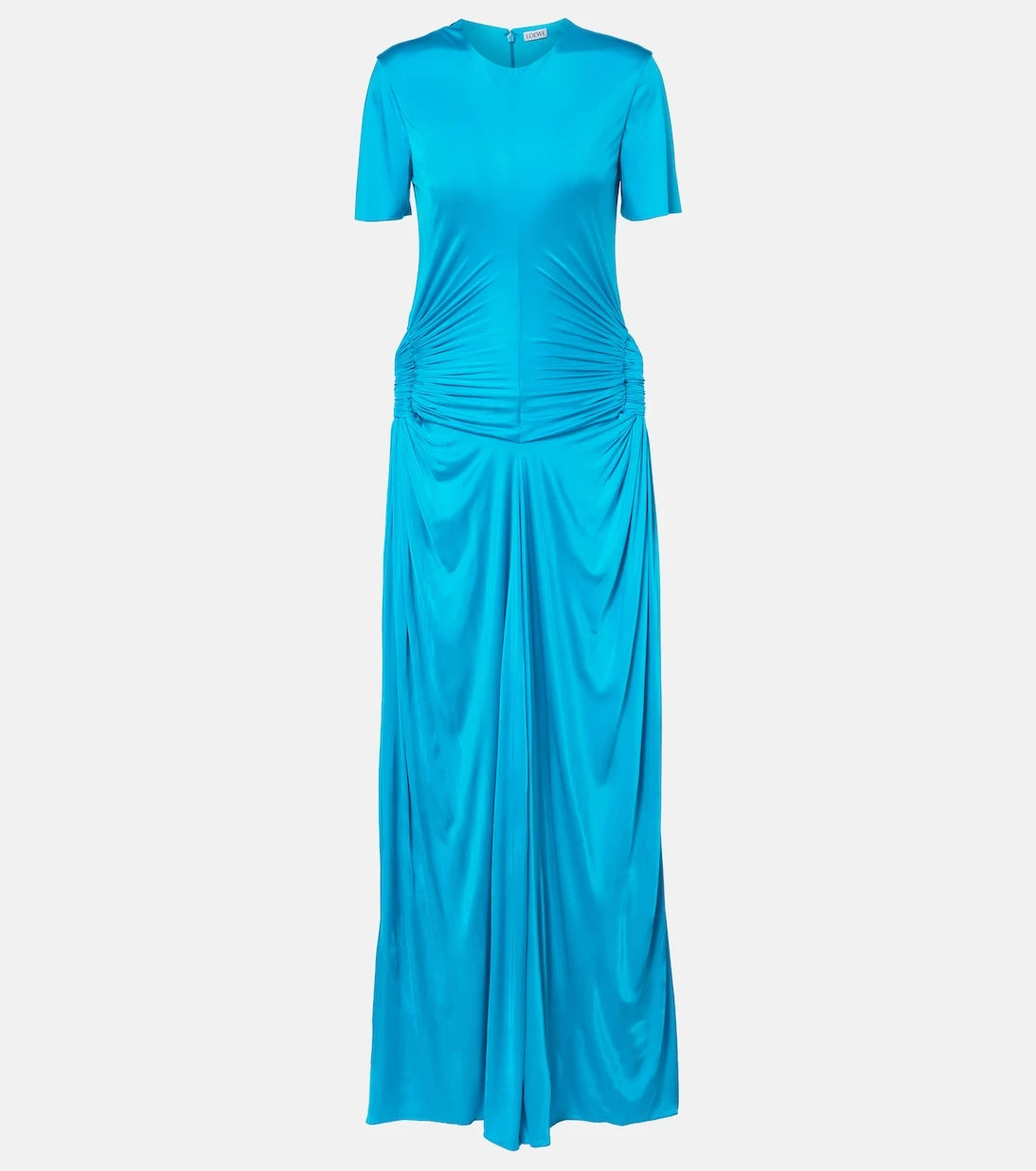 Loewe - Cutout draped jersey maxi dress