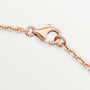 Cartier Rose Gold and Diamond LOVE Necklace