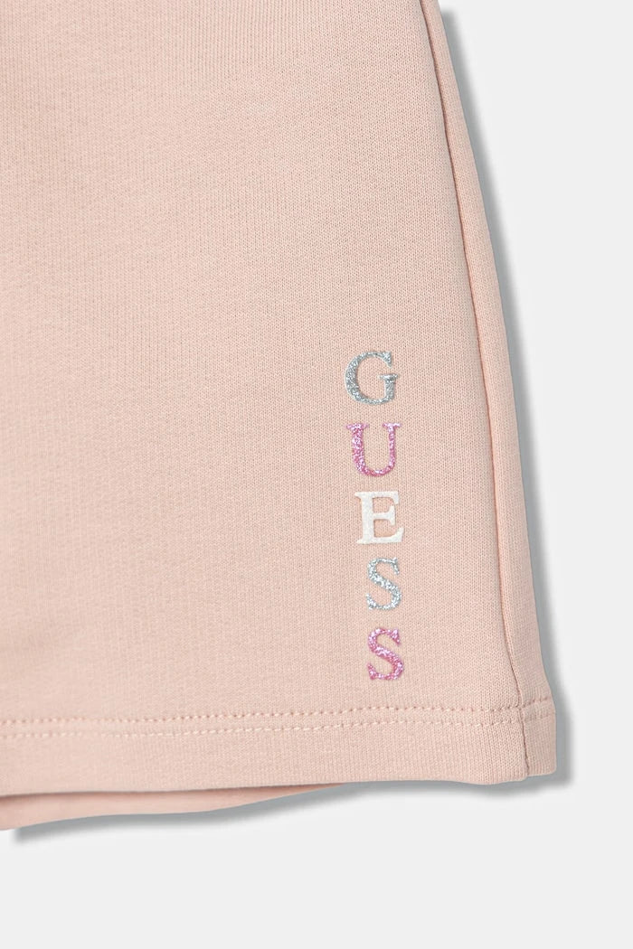 Детски памучен къс панталон Guess
