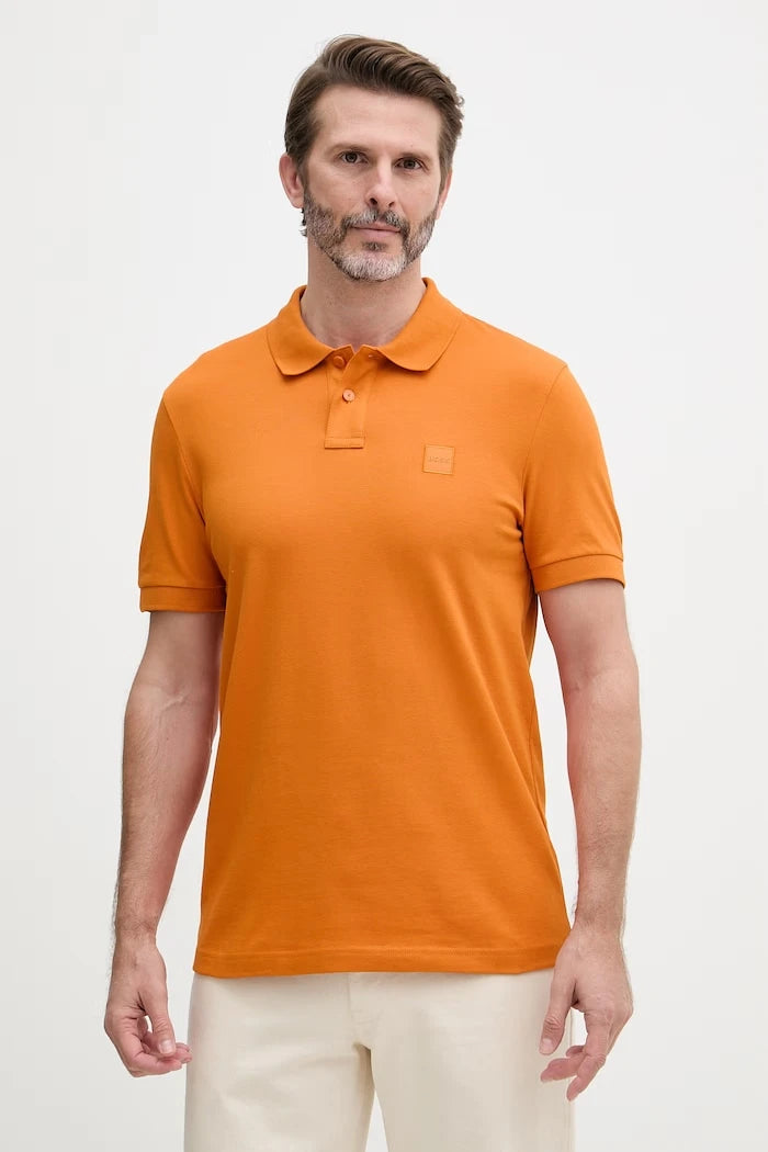 BOSS Orange Erkek Pamuk Elastan Polo Tişört Passenger