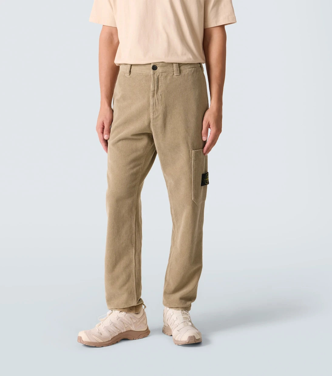 Stone Island - Compass cotton corduroy straight pants