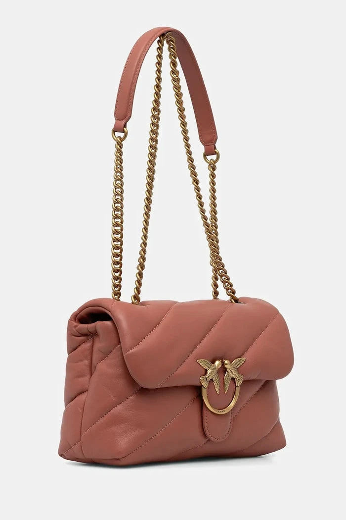 Pinko чанта crossbody дамска от кожа