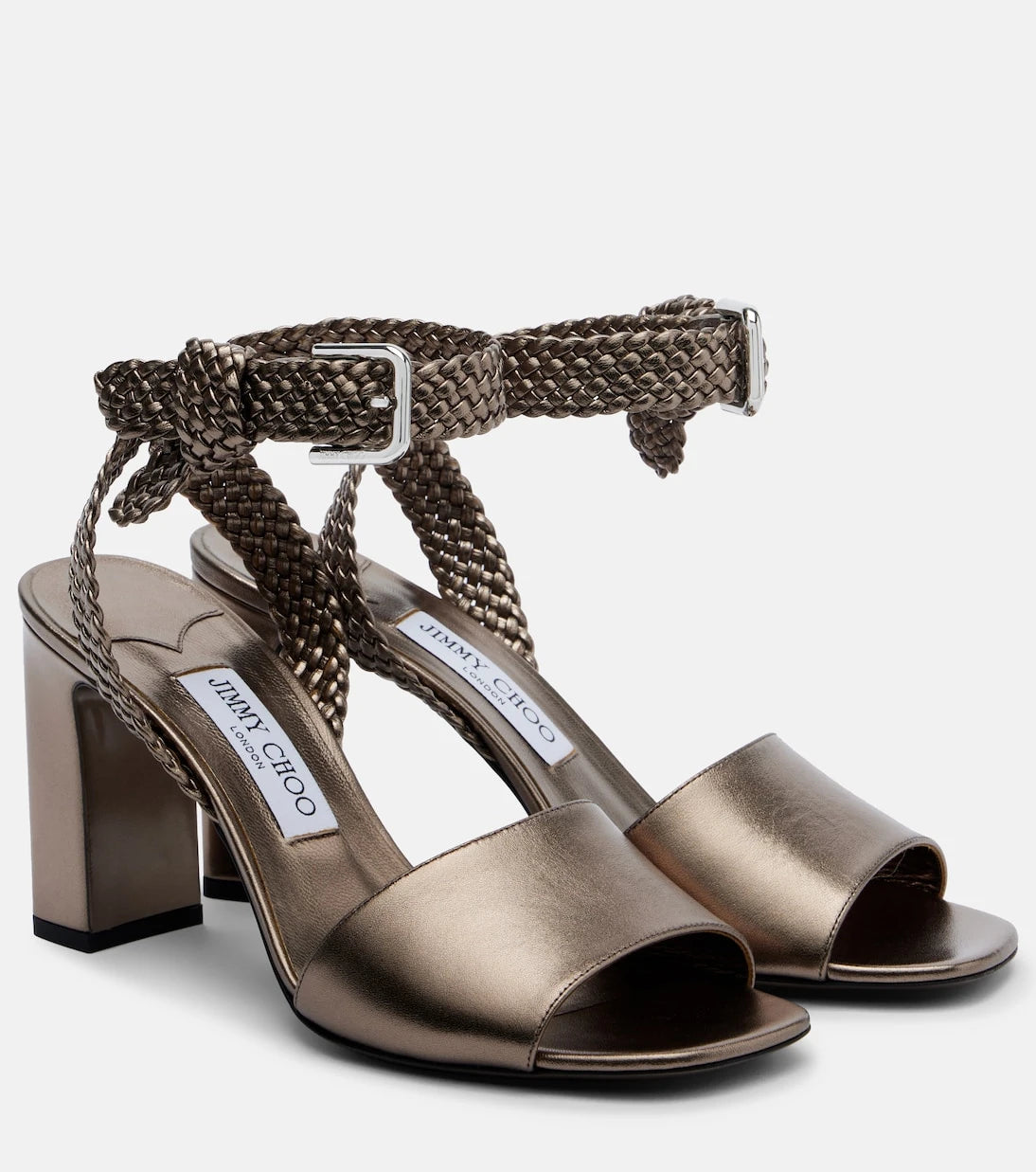 Jimmy Choo - Rori metallic leather sandals