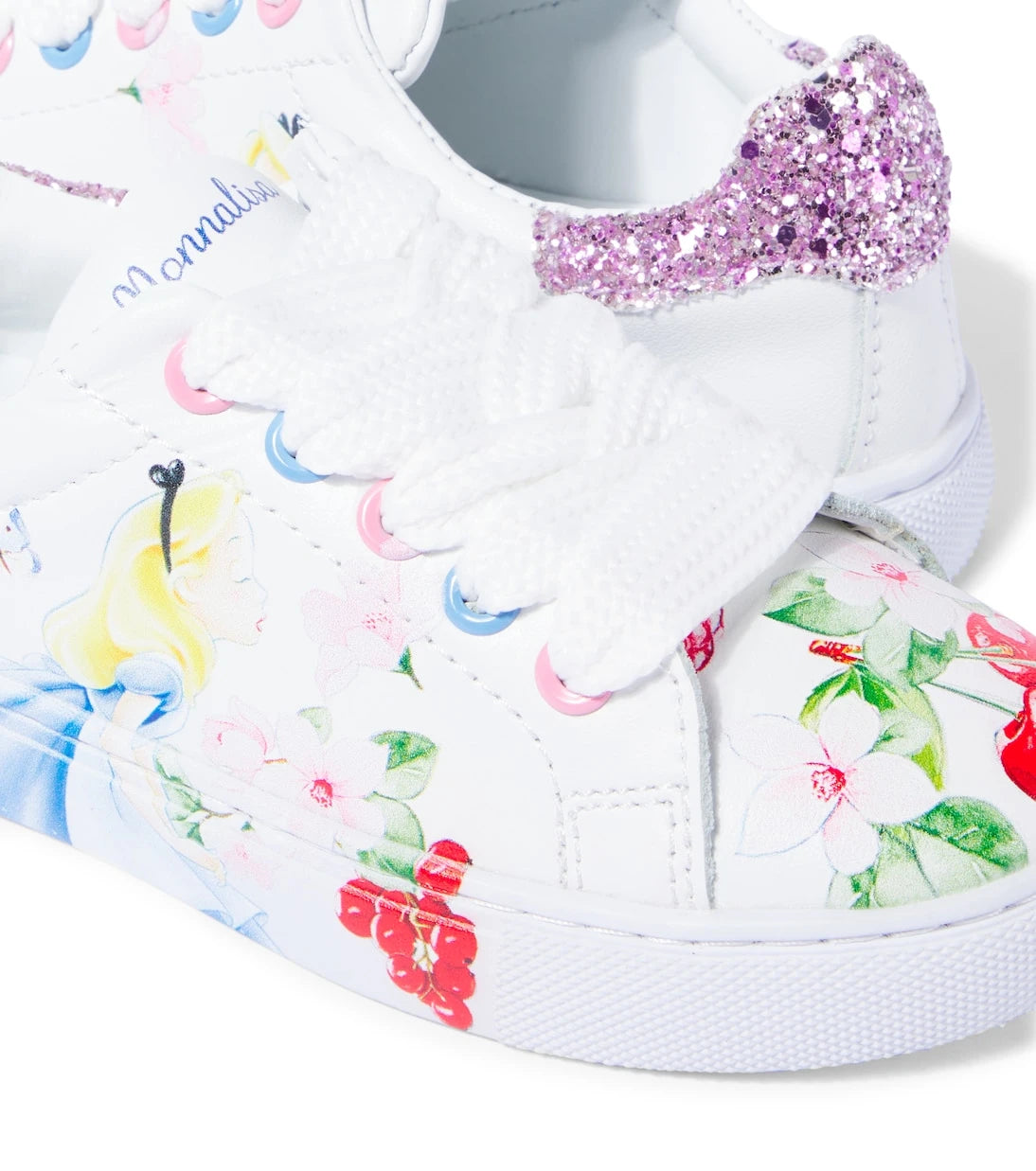 Monnalisa - x Disney® printed leather sneakers
